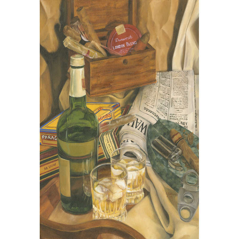 Jennifers Scotch Indulgences II 1 Piece Wrapped Canvas Wall Art, 30cm H x 20cm W x 3.8cm D