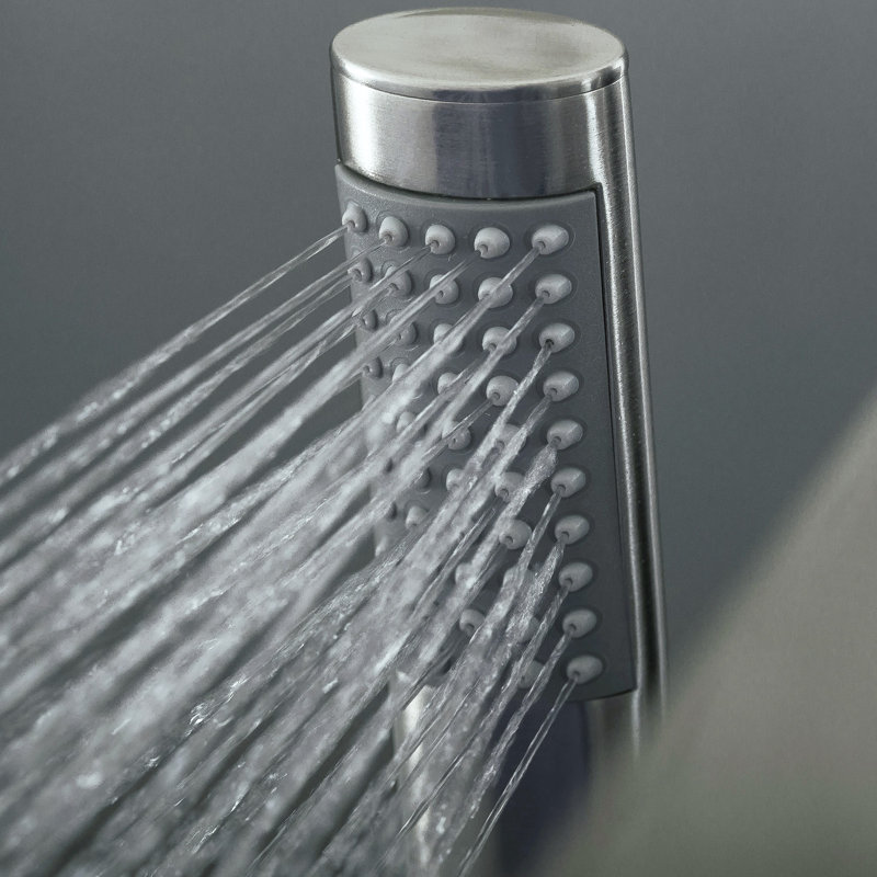 Floor Tub Spout, Brushed Nickel
