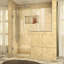 Porte de douche à charnière sans cadre en nickel brossé 41 1/2 à 42 po x H 72 po DreamLine Unidoor Plus-121834165-121834169
