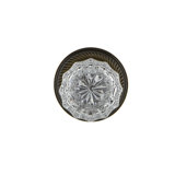 Rope Rosette with Crystal Door Knob