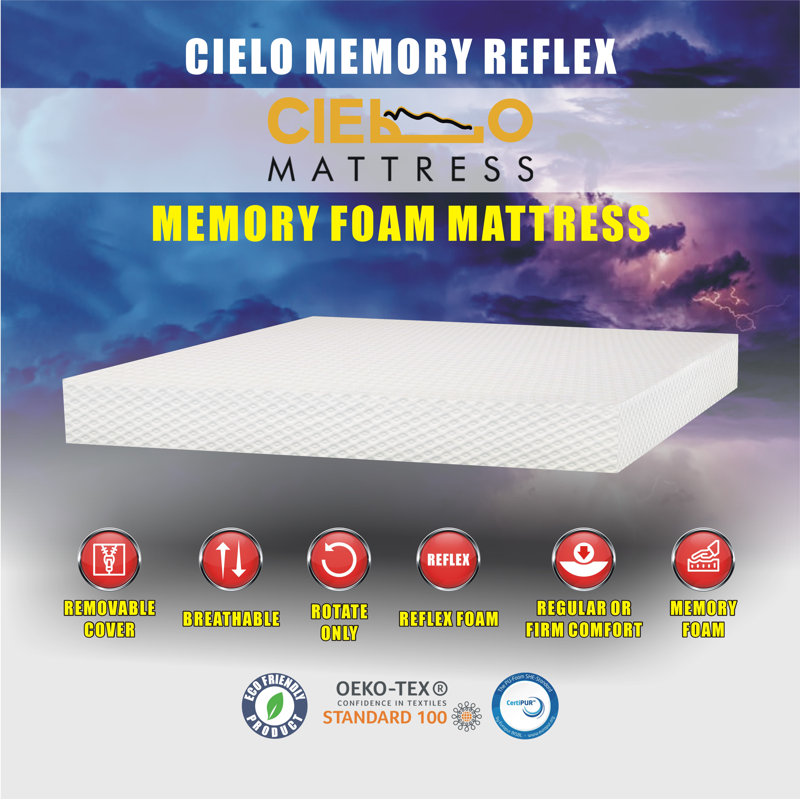 Cielo back care foam mattress, Single (3')