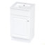Meuble-lavabo 18 po avec lavabo, meuble-lavabo avec tablette de porte et tablette réglable-126271573