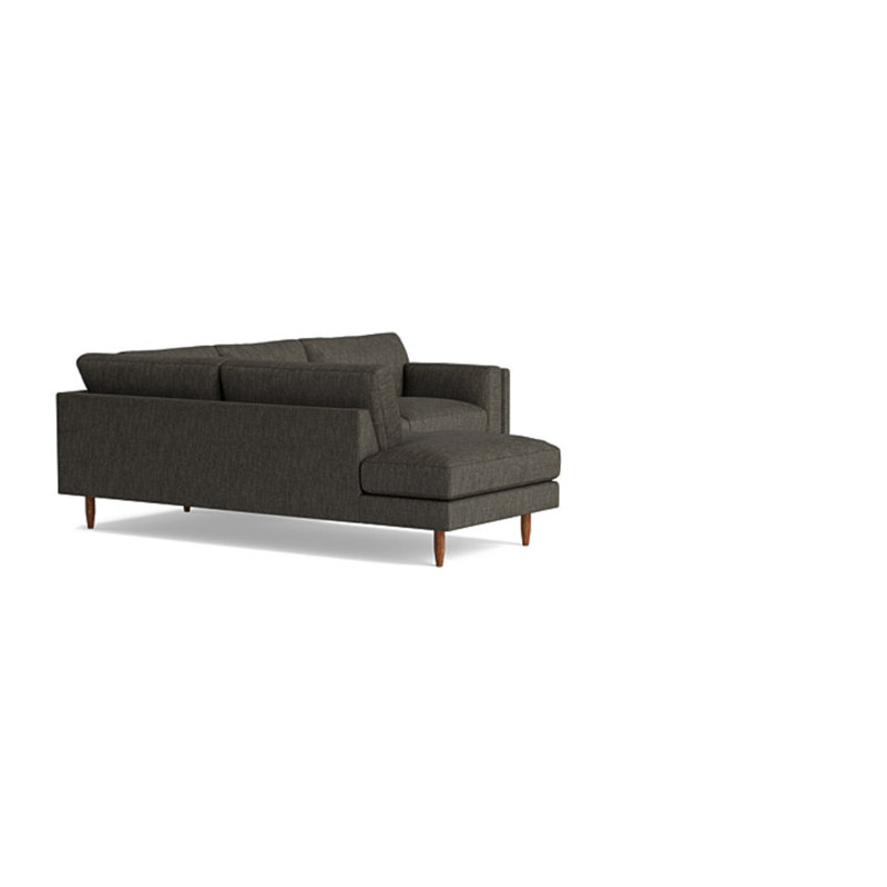 Skinny Fat Sectional, Performance Weave - Onyx, Left Hand Facing
