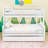 Twin Over Full Wood Bunk Bed With Twin Trundle, Built-In Ladder And Guardrail-814706793