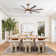 Boleslaus 65'' 8-Blade Reversible Ceiling Fan with Remote Control and LED Light