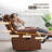 36.22" Faux Leather Manual Swivel Rocker Recliner-281734402