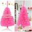 Mini sapin de Noël artificiel rose 3 pi
