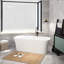Baignoire de trempage autoportante en acrylique 69 po x 32 po