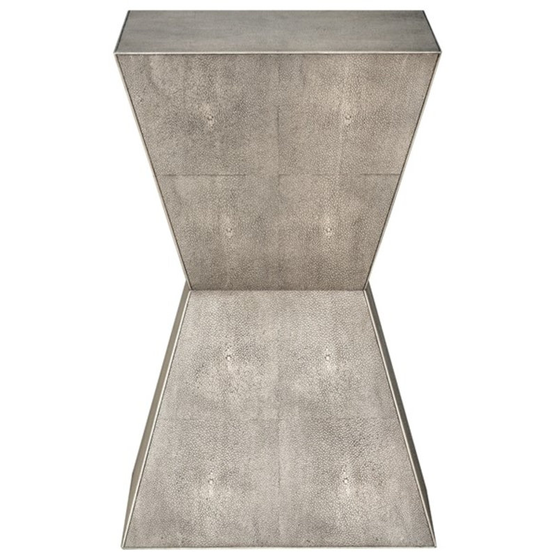 Nedrow By Thom Filicia End Table, Fog Shagreen