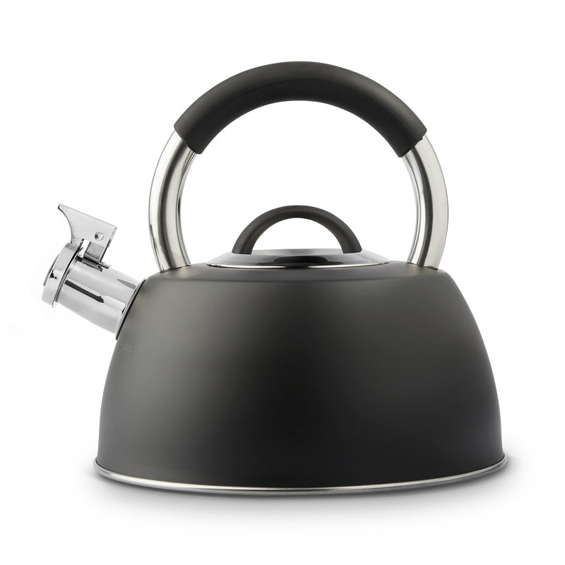 VonShef 2.5L Stainless Steel Whistling Stovetop Tea Kettle