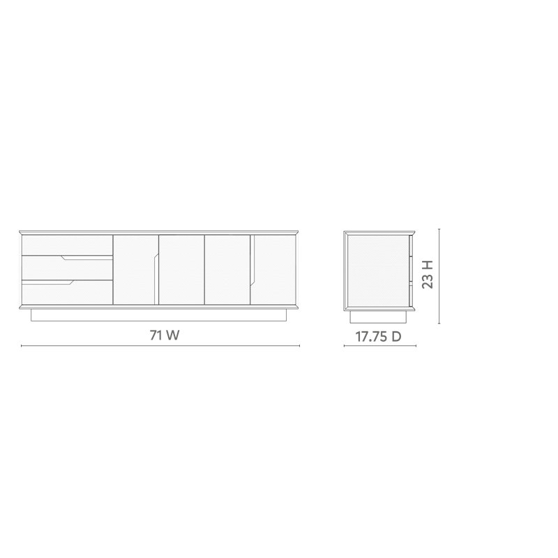 Simon 71'' W Sideboard