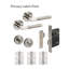 Seattle Privacy (Bed & Bath) Door Handle
