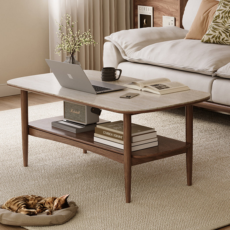 Table de bout Rock Slab, H 17,32 po x L 47,24 po x l 22,04 po