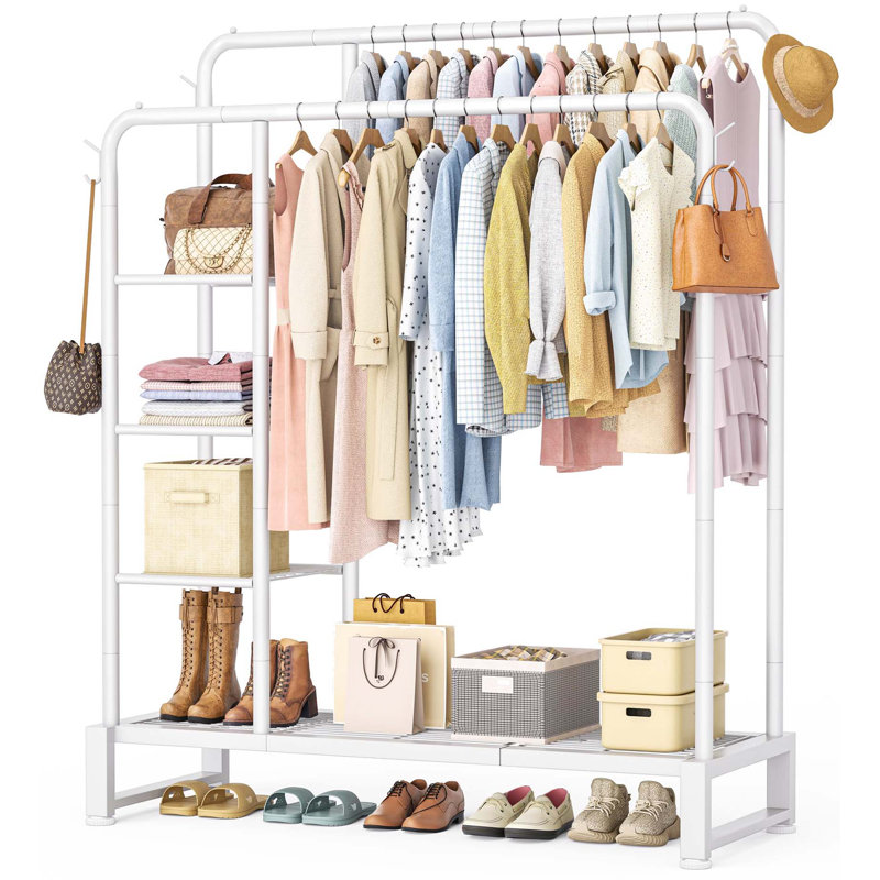 Bonville 115cm Clothing Rack, White