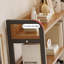 Bureau de direction brun en bois massif en forme de L-1905966069-1905966065