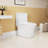 1.1/1.6 GPF Elongated Comfort Height Super Quite Flushing Floor Mounted One-Piece Toilet, CUPC Certified, Watersense Cetified, Ceramic, White Color, Soft Close Seat