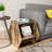 23.62'' Hexagonal Coffee Table Side Table Nightstand-897709071