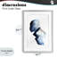 «Feeling Blue Portrait Silhouette», reproduction encadrée sous verre, conception de Simone Elum-1582176067-1582176065