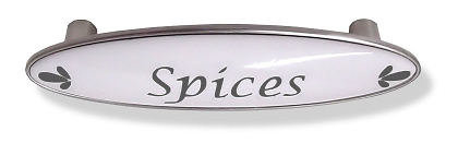 Poignée tiroir 3 "Spices, Noir