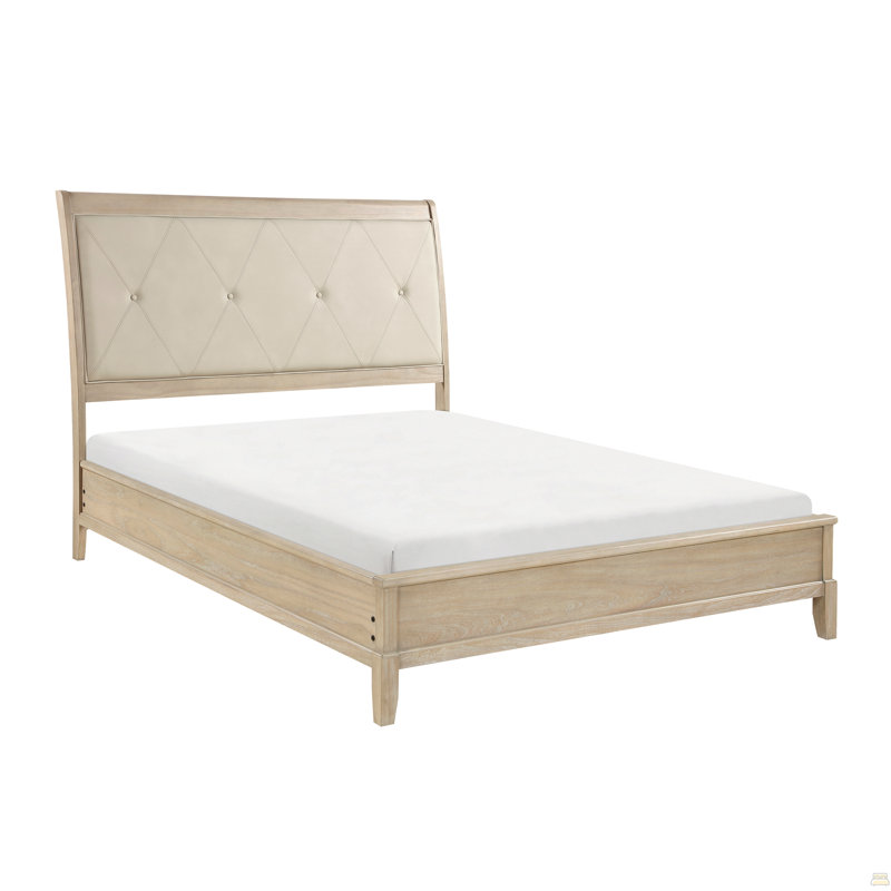 Tête de lit tapissier pour grand lit, Grand lit