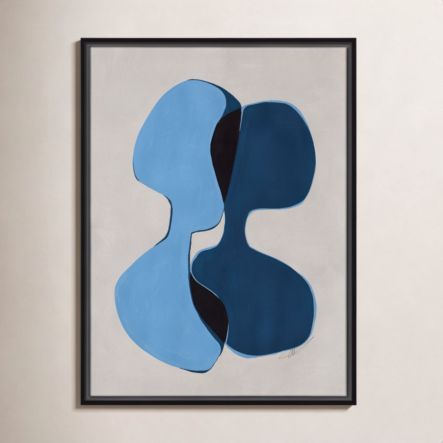 In Unity Collection "In Unity I" Print, 25.5" H x 19.5" W x 2" D, Black Framed
