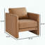Fauteuil en similicuir Tulo - décontracté moderne