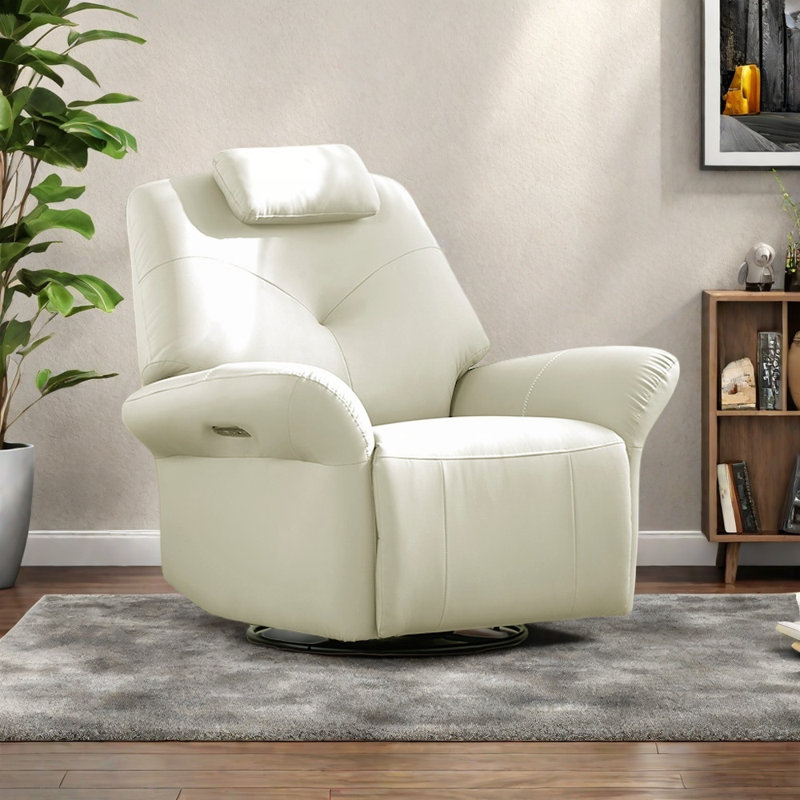 Comfortable 360° rotating chair, Off-white
