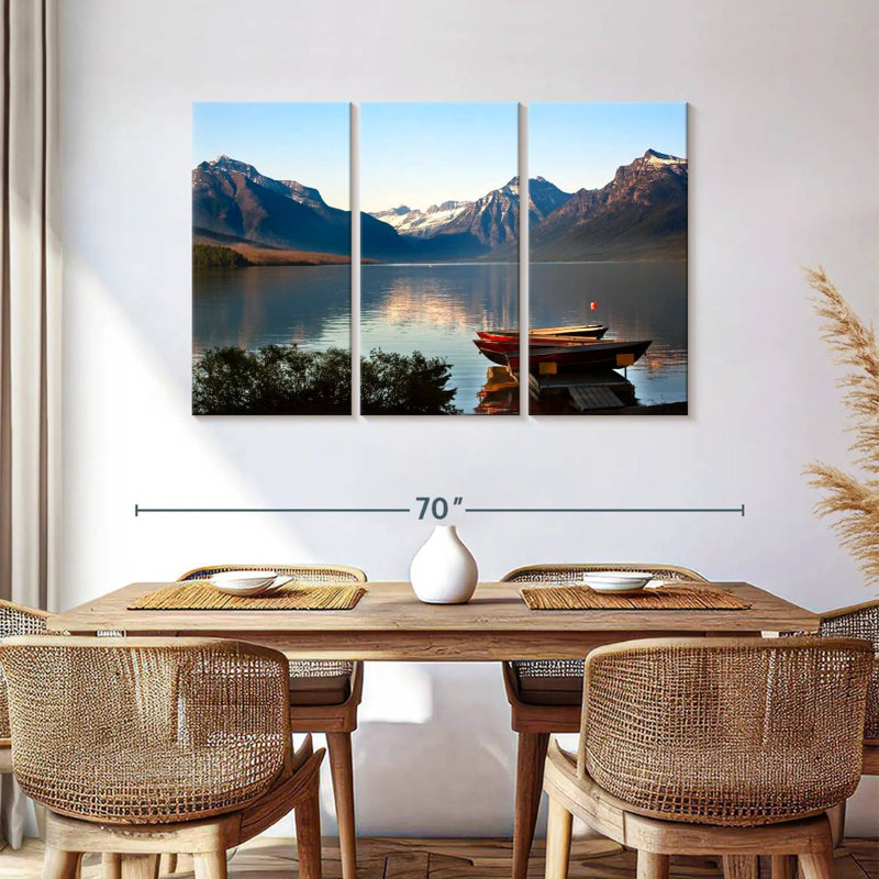 Bateaux Alvord Lake Mcdonald, H 36 po x l 57 po