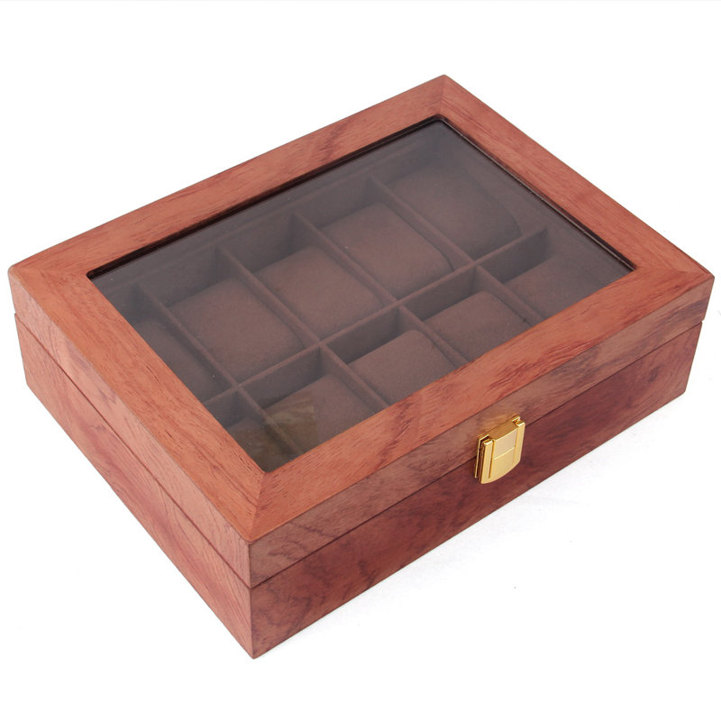 Wood Watch Box + Locking