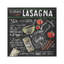Lasagna Recipe - Print on Canvas-1884800121-1884800122