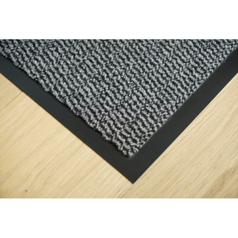 Aarib Non-Slip Doormat, Runner 60cm x 180cm, Grey