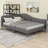Upholstered Daybed With Headboard And Armrest-1483210685