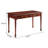 Brown Rectangular Medium Solid Wood Writing Desk-1607322309