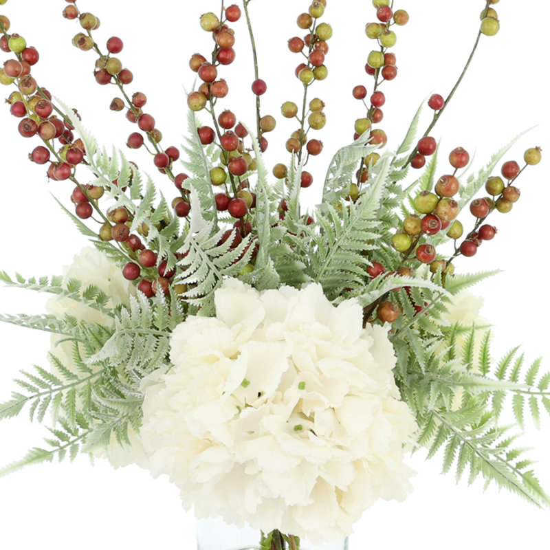Chillicothe floral des Fêtes avec hortensias, fougères et baies