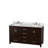 Sheffield 60" Freestanding Double Bathroom Vanity with Marble Top with Medicine Cabinets-70575326-86051063-70575324