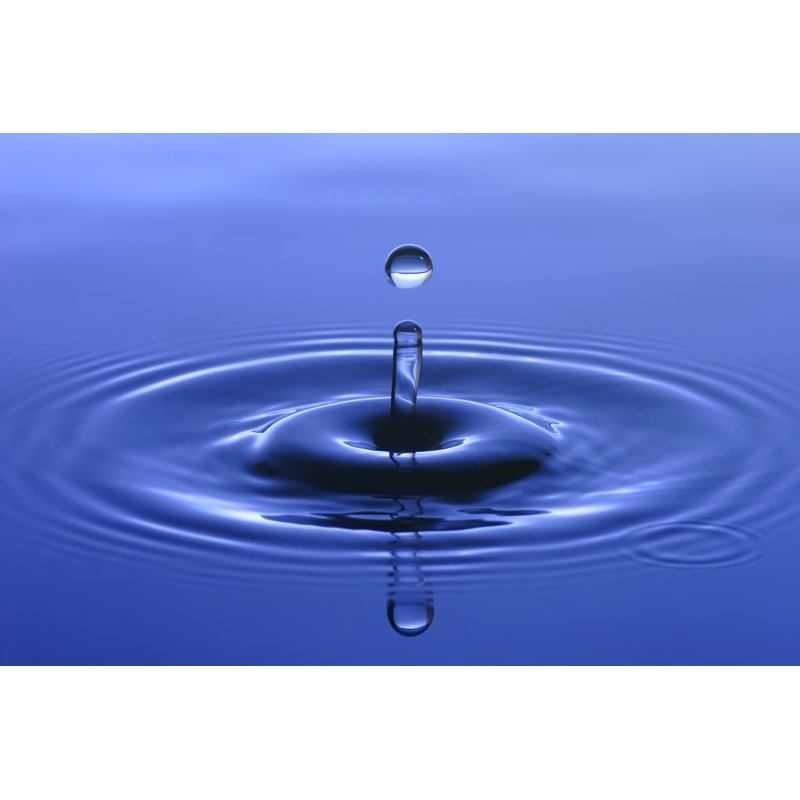 Water Drop by Konradlew - Wrapped Canvas Print, 81cm H x 122cm W x 3.8cm D