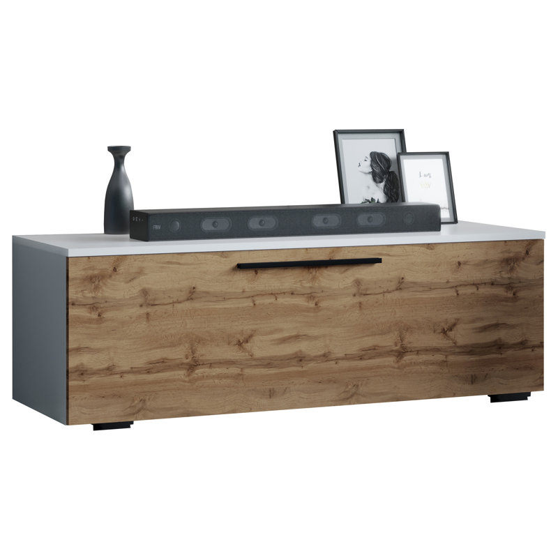 Scrope Unfinished Entertainment Centre for TVs up to 55", Light brown
