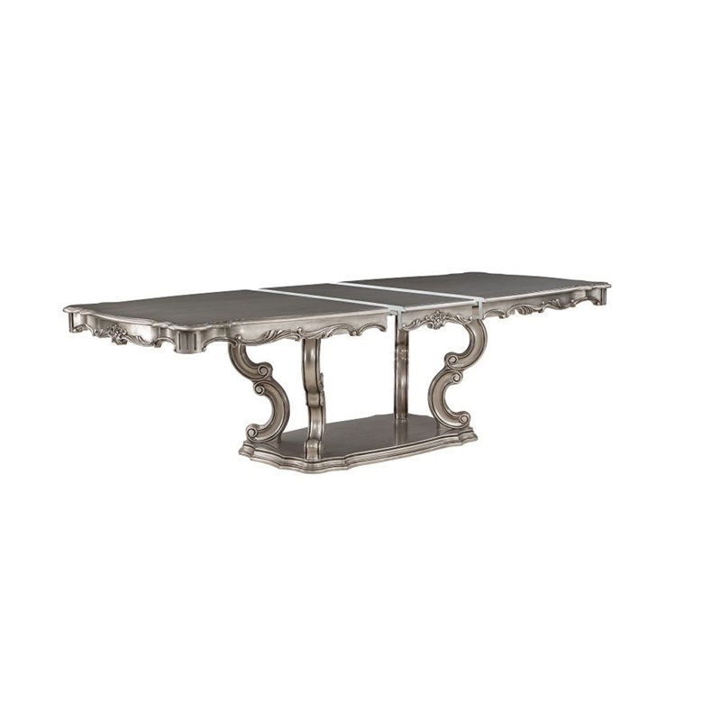 Table de salle à manger à piédestal extensible Kema