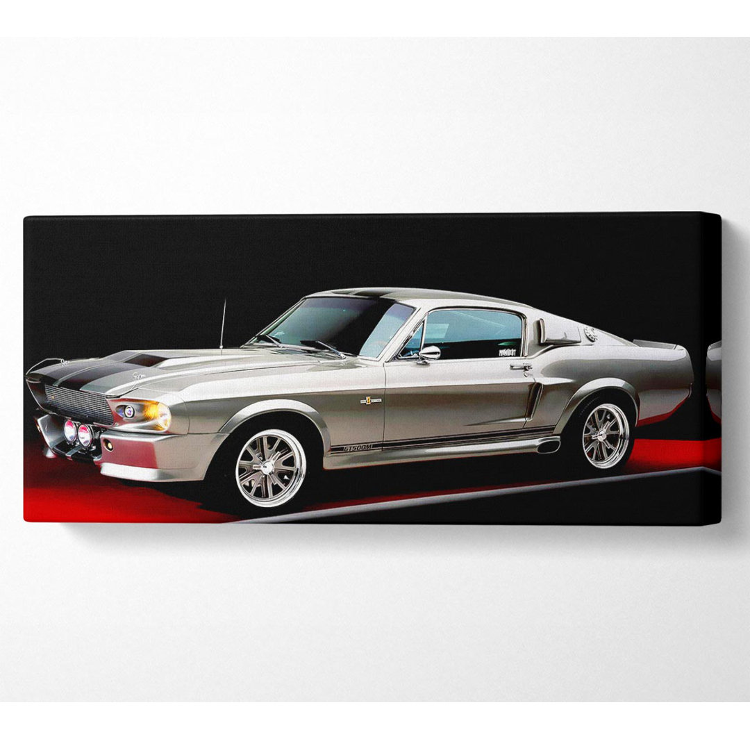 Mustang Shelby Side Profile - Kunstdrucke auf Leinwand - Wrapped Canvas