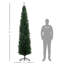 Arbre artificiel de 8 pi avec 250 branches colorées, 668 branches, style classique, lumières de Noël, décoration silencieuse,