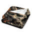Jeté en flanelle Skull With Roses-133659182