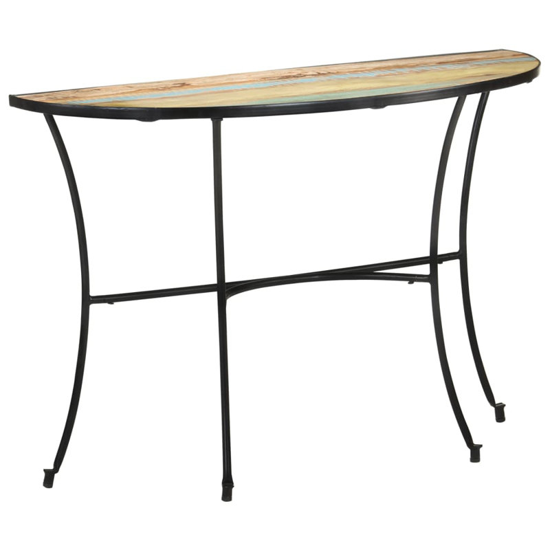 Colston 110cm Solid Wood Top Console Table, Brown