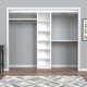 SpaceCreations 44" W - 115" W Closet System Starter Kit