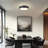 12 Inch Simple Drum Flush Mount