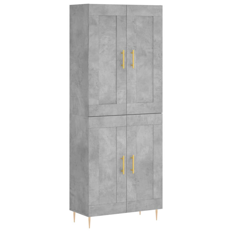 Rimbert 69.5cm Sideboard, Concrete Grey