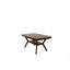 Table de salle à manger formelle 1Pc avec meubles de salle à manger à finition espresso en bois massif