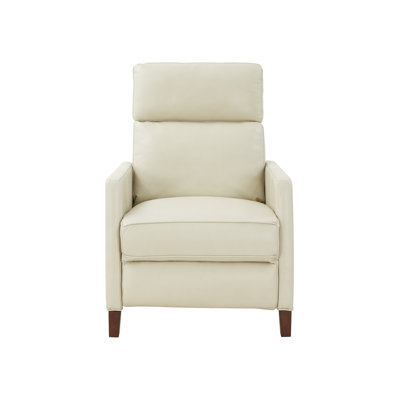 Morlan 30.8" Wide Genuine Leather Power Zero Gravity Recliner by Birch Lane