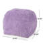 Repose-pieds carré en microfibre lavande Spongy