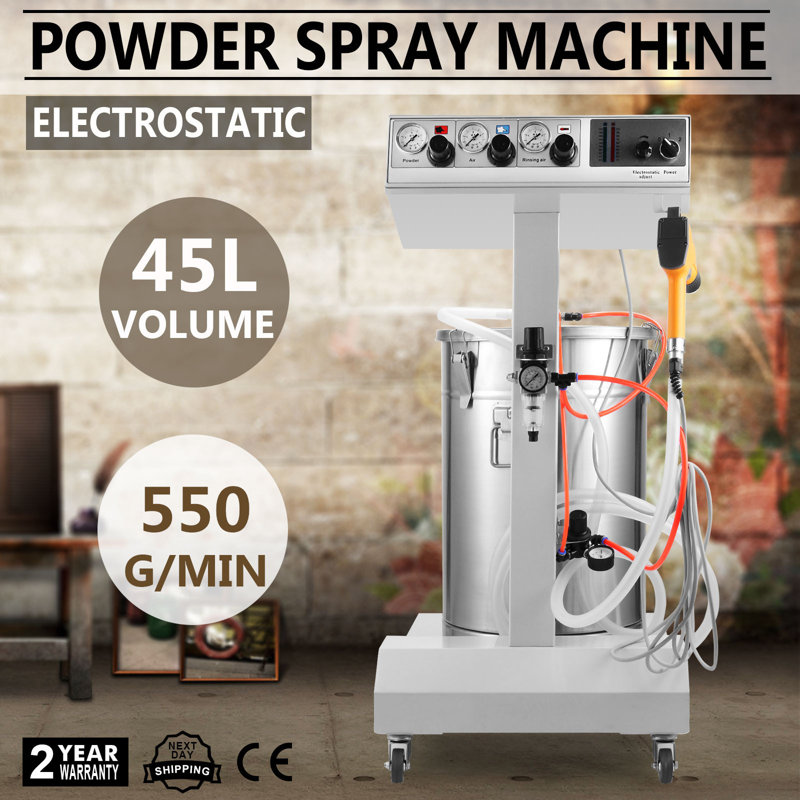 Machine de thermolaquage 40W 50L avec peinture au pistolet