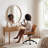 Alleyna Swivel Upholsterd Desk Chair Armless Office Chair Computer Task Chair-1784560689